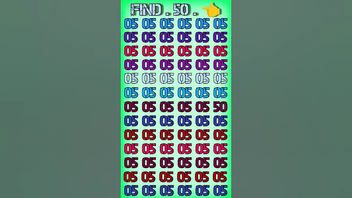 Find odd number 50 ; #shorts #maths #facts #shortvideo #tiktok #viralvideo #squidgame #find