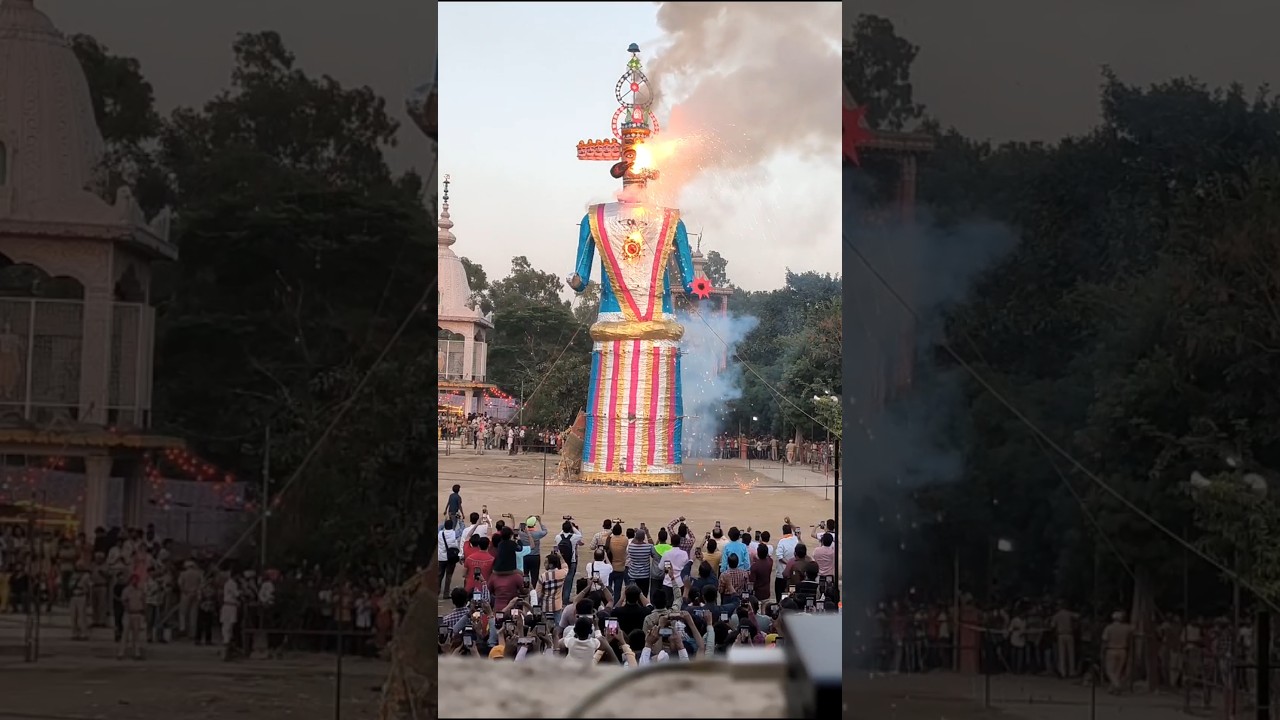Ludhiana Dareshi Ground Dussehra mela || Ravan Dahan Ludhiana #ravan #ravandahan #ludhiana #shorts