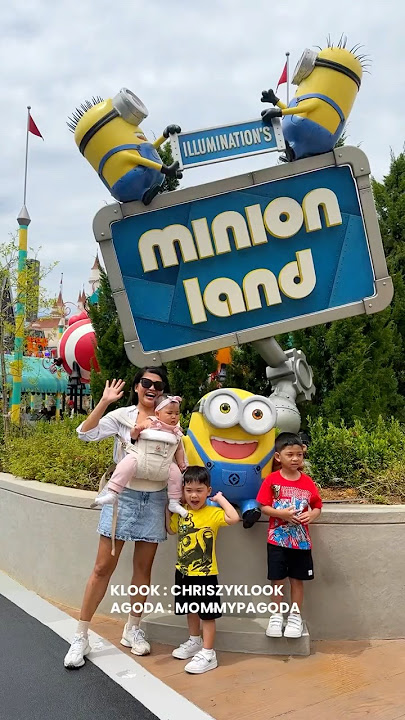 MINION LAND UNIVERSAL STUDIOS SINGAPORE 👉 https://bit.ly/MOMMYCHRISZYKreatorShop