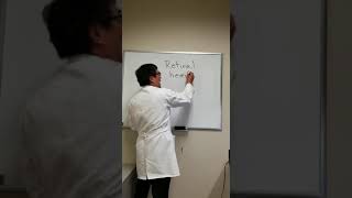 Retinal hemifield slide phenomenon