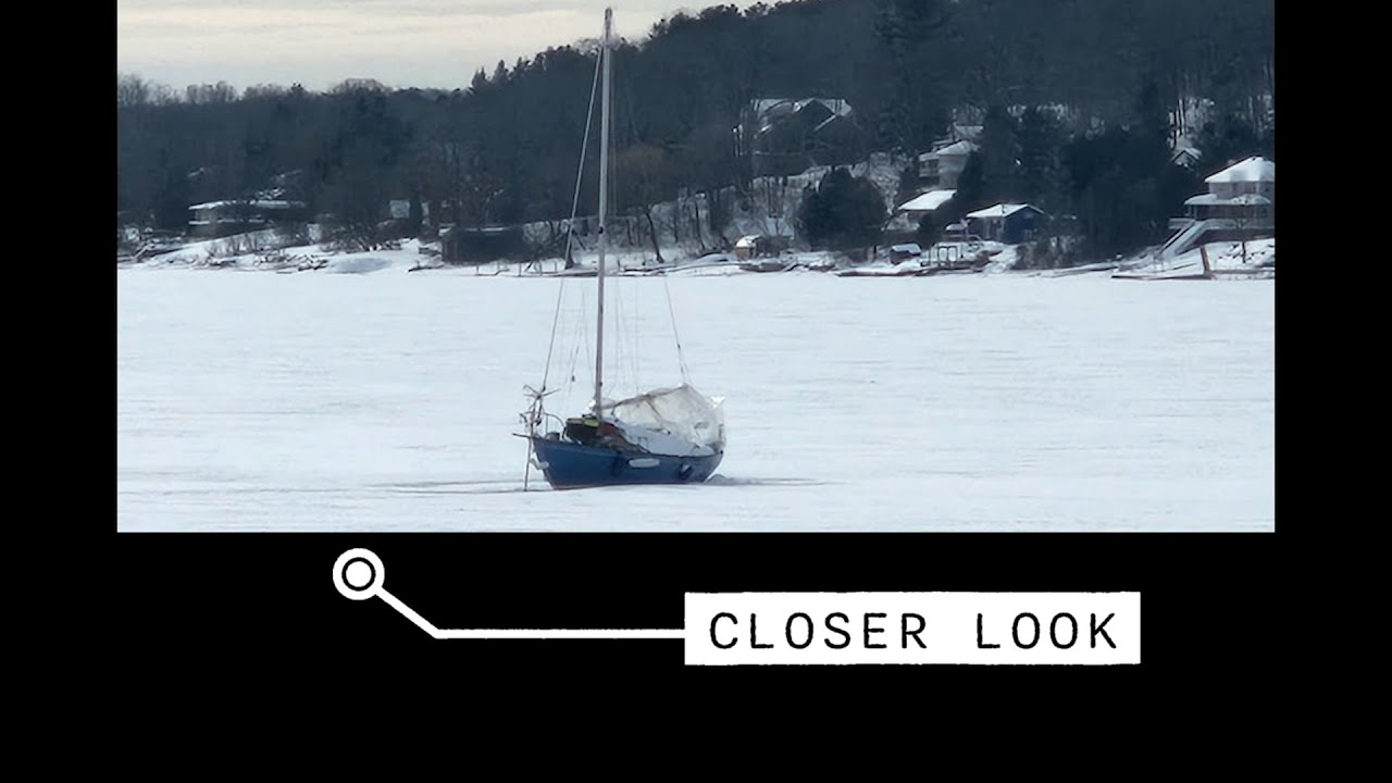 CLOSER LOOK: This sailboat trapped in ice has a lot of people worried ...