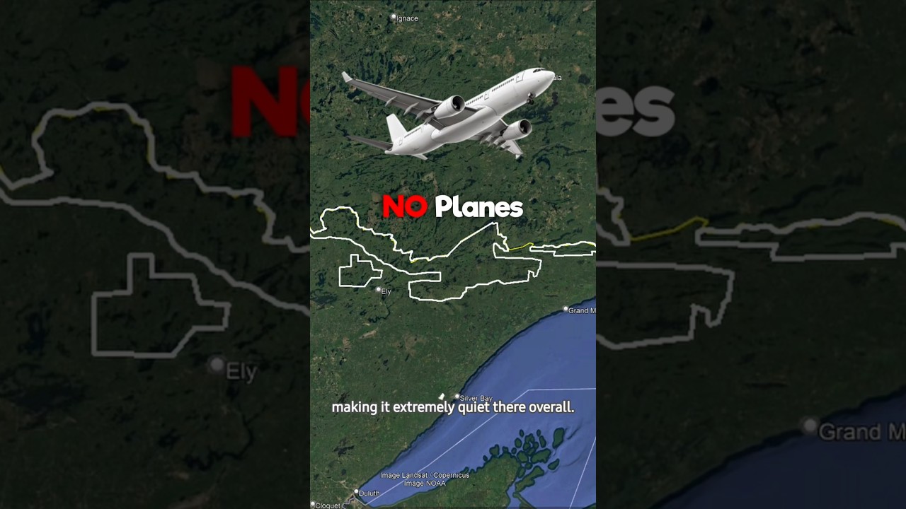 Why Planes Aren't Allowed To Fly Over This Wilderness Area #geography
