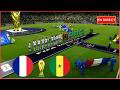 France vs Sénégal en direct Coupe du monde aujourd'hui Match complet Simulation football Gameplay pc