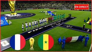 France Vs Sénégal En Direct Coupe Du Monde Aujourdhui Match Complet Simulation Football Gameplay Pc