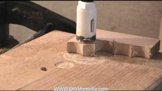 Cutting rounds with a hole saw and drill press UPDATE