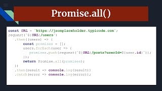 Explaining Promise.all() | asynchronous javascript Part 3