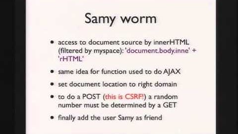 CERIAS Security: Security of JavaScript in a Browser Environment 2/4