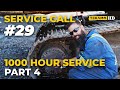 Final Drive Oil Change + Cabin Air Filter Replacement - 1000 Hour Service Komatsu PC200LC-8