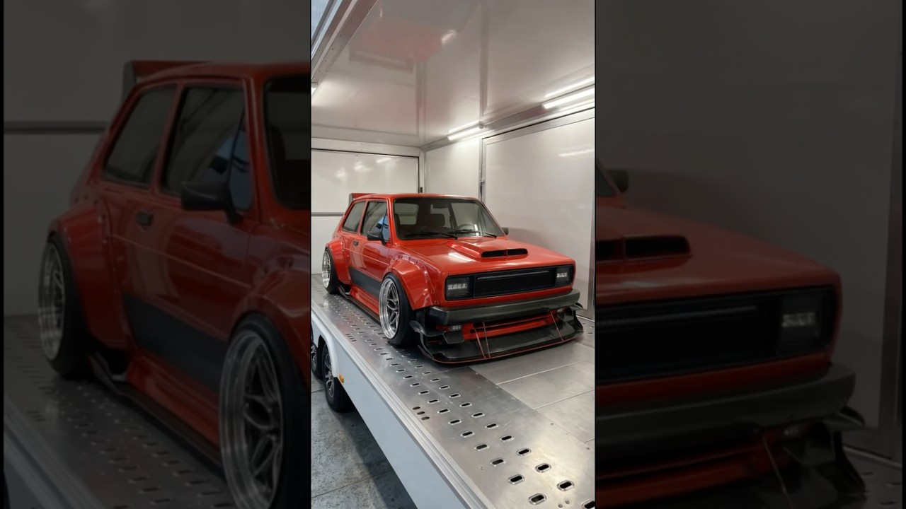 Fiat 147 Sorpasso Liberty Walk! Insane rotary engine pocket rocket. #fiat147 #sorpasso #libertywalk