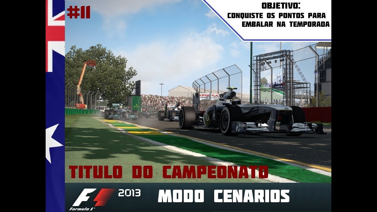 F1 2013 Classic Edition Gameplay - Modo Cenario #11 - Pontos na tabela ...