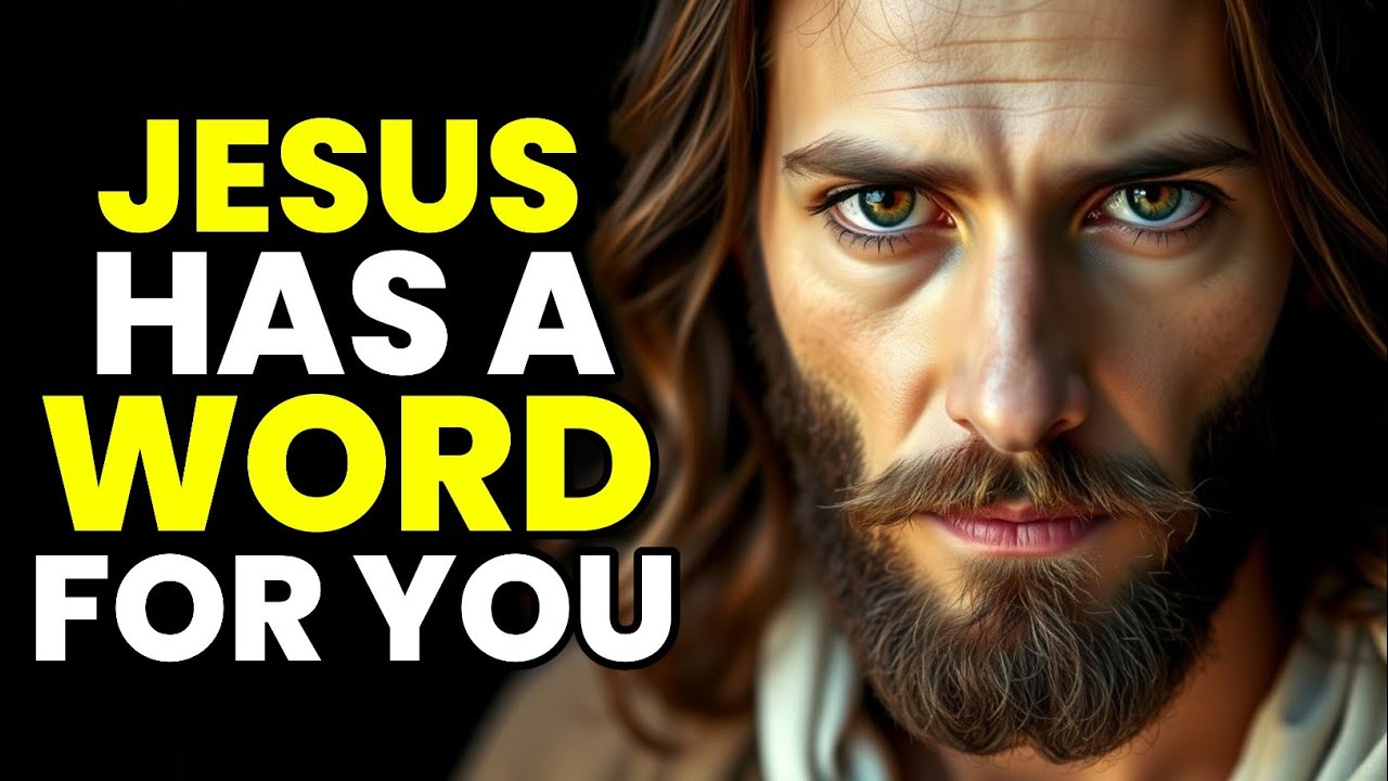 ✝️ Бог говорит, что у Иисуса есть слово для вас