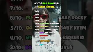 A 2026 Rap Song For Every Rating (0-10)🔥⭐ #shorts #rap #fyp #trending #hiphop #short #ranked
