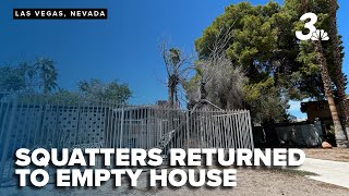 Squatters return to empty property in Paradise Palms