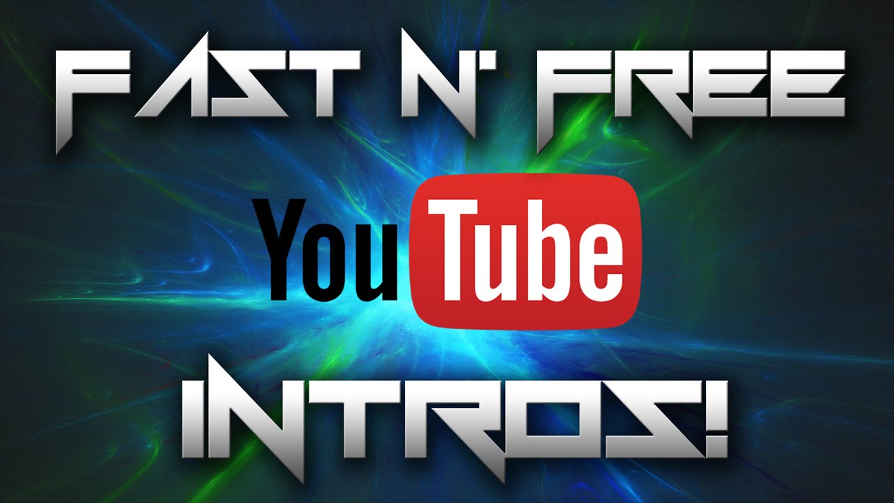 How to Make a YouTube Intro FAST & FREE! YouTube