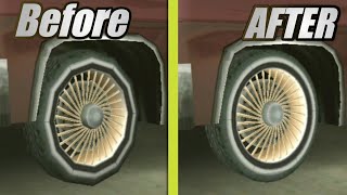 Definitive Edition Tuning Wheels Pack for GTA SA Classic PC/Mobile