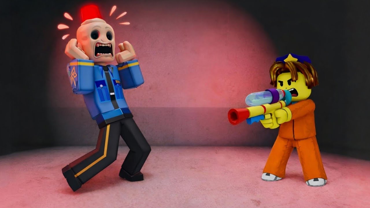 I Playing SIREN COP'S PRISON( Scary Obby ) with all free items #roblox