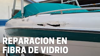 Cómo reparar una lancha con fibra de vidrio