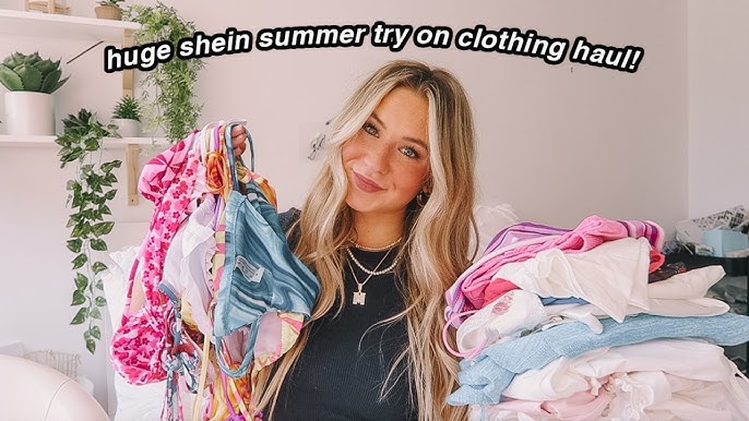 HUGE shein summer try on clothing haul 2022 