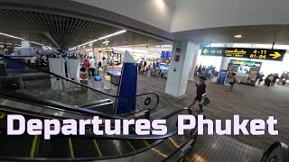 Walking Tour Departure Lounge  What it's really like @ Phuket International Airport