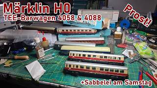 Märklin H0 | Cheers! | The TEE bar cars 4058 and 4088 + Chatter