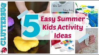 5 Easy Summer Activity Ideas for Kids - Dollar Tree Summer Fun