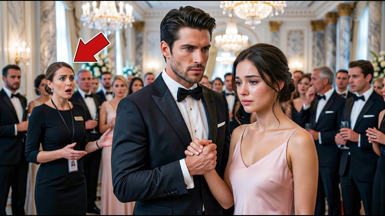 Chassée de la fête… jusqu’à ce que le millionnaire lui prenne la main : « Elle reste avec moi. »
