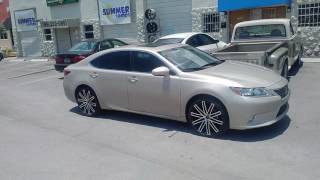 877-544-8473 20 Inch Ruff Racing 954 Black Wheels Lexus ES300 Rims Free Shipping Call us!