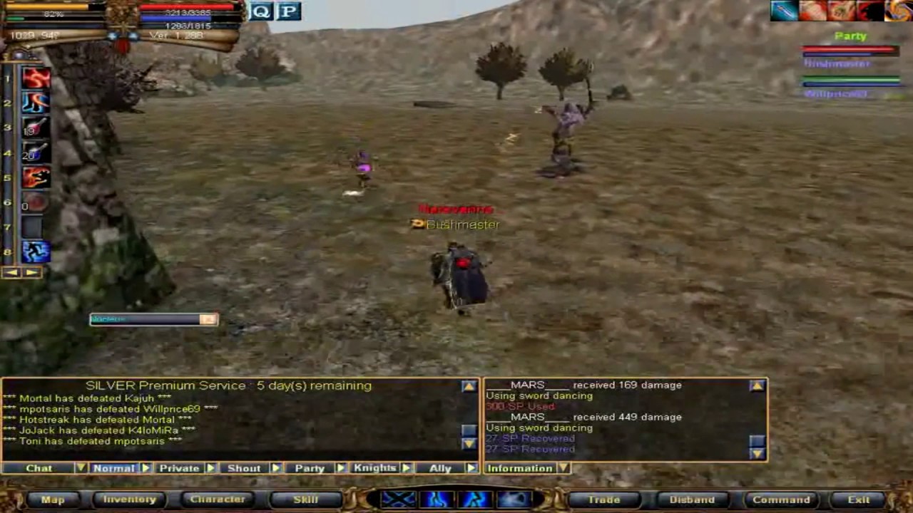 Knight Online Cheater Mars killing me on XIGENON USKO