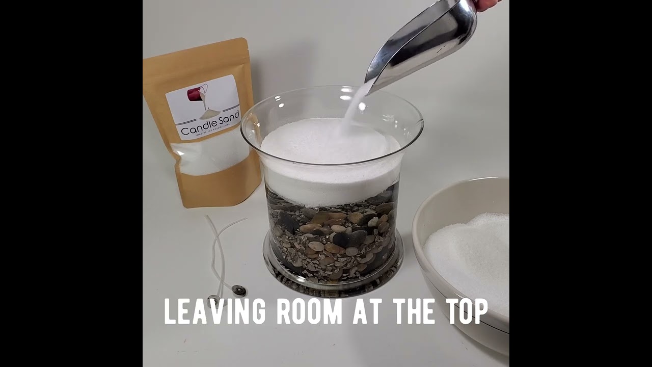 Creative Floating Candle Idea using Candle Sand
