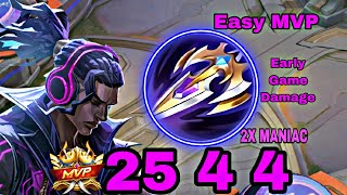 25 KILLS I TRIED THE SEA HALBERD IN EARLY GAME! 🔥👍 | BRODY GAMEPLAY | MLBB