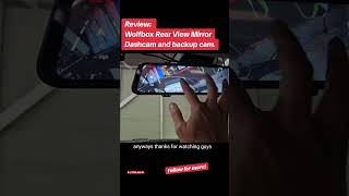 Review: Wolfbox G840S Rear Mirror mounted 4k dashcam and backup camera. #dashcam #auto #diy by Sterling W 129 views 1 month ago 1 minute, 1 second