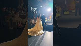 Set against a backdrop of gilded splendor, love takes center stage.