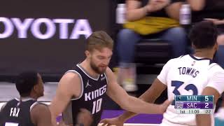 Domantas Sabonis First Bucket as a King! 👀