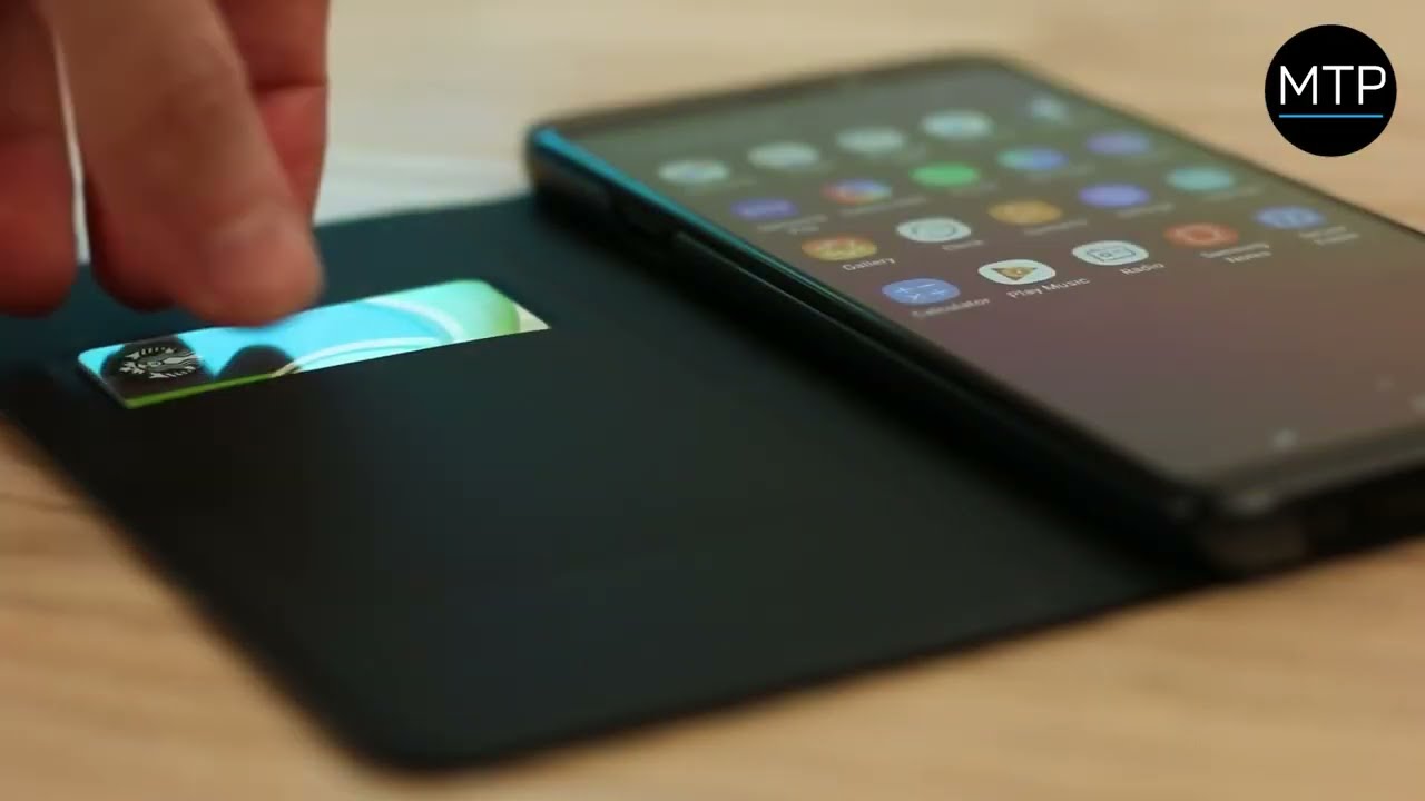 MyTrendyPhone / Originalt Samsung Galaxy A9 (2018) Wallet Cover EF-WA920