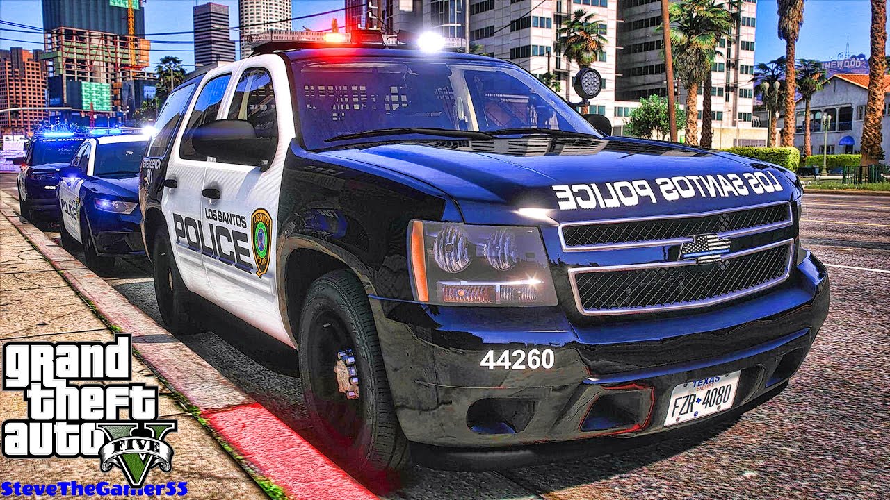 Городской патруль|| Мод GTA 5 Lspdfr|| HPD #lspdfr #stevethegamer55
