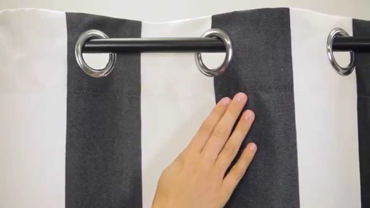 Sunbrella Stripe Curtains