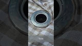 How to add an umbrella ring to an outdoor tablecloth