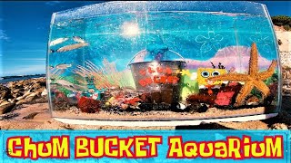 Making A SpongeBob Chum Bucket Tide Pool Aquarium