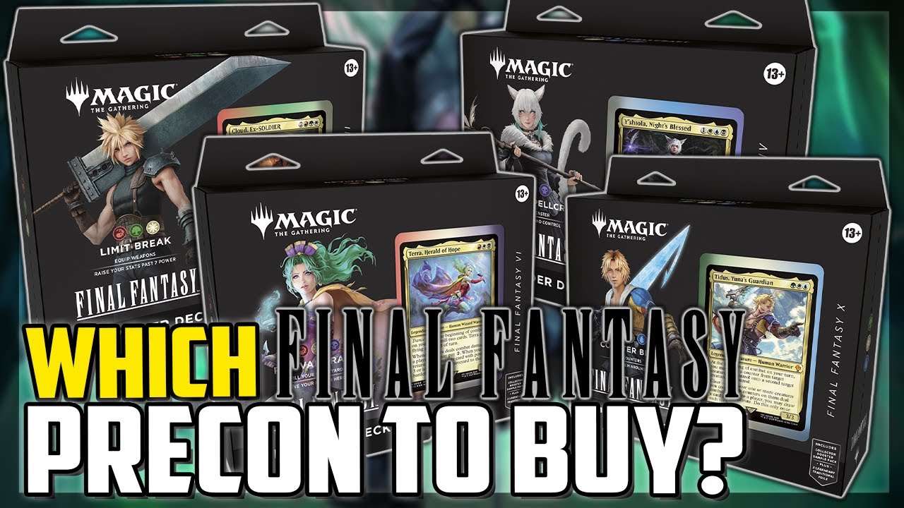 final fantasy mtg decks preorder Magic Final Fantasy Collector Commander Decks main image 1