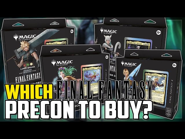 ff mtg commander decks ranked Final Fantasy MTG Precons Bundle Best Deal Is at Amazon Right Now (Lowest  Ever Price)