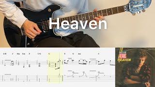 Bryan Adams - Heaven (guitar cover with tabs & chords)