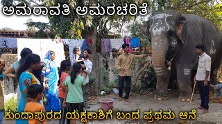 Kundapura Yakshakaashi Elephant | ಅಮರಾವತಿಯ ಅಮರಚರಿತೆ ಆನೆ | Amaravathiya Amaracharithe