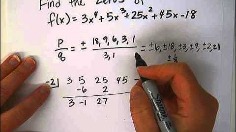 Finding complex zeros of a polynomial function