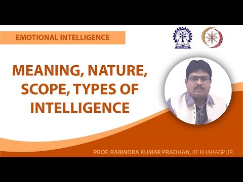 Meaning, Nature, Scope, Types of Intelligence