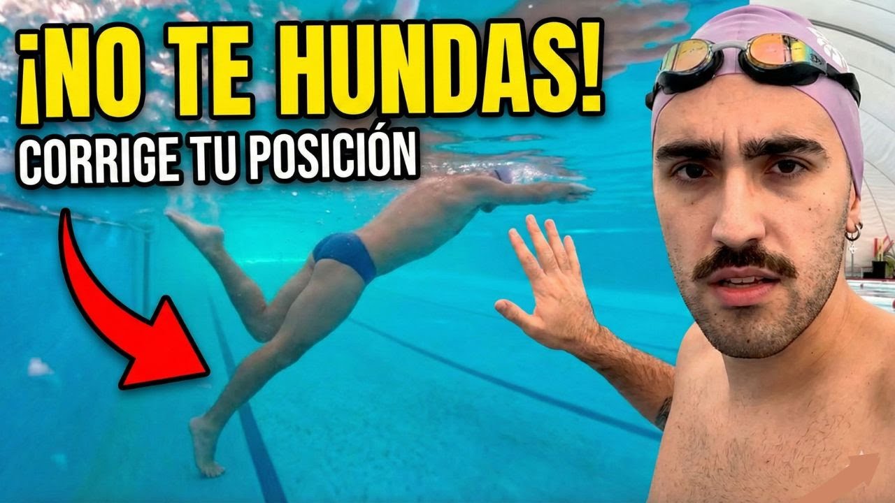 Cómo evitar las Piernas Hundidas en Crol