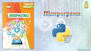 картинка: 7 клас 20 урок. Підпрограми