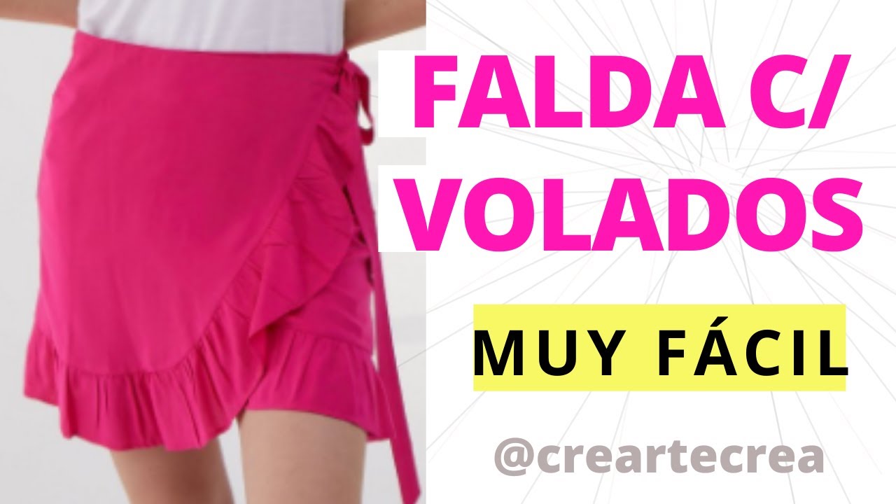 DIY Mini Falda con volados . Patrón + Costura