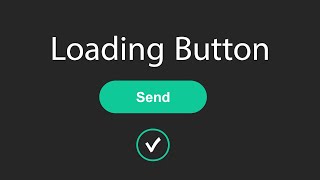 How to Create a Button With Loading Spinner in HTML CSS & JavaScript | Loading Button on JavaScript