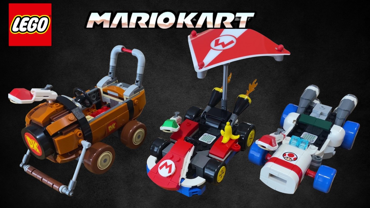 LEGO Super Mario Kart | B Dasher, DK Jumbo & Standard Kart | ZED Bonus Review