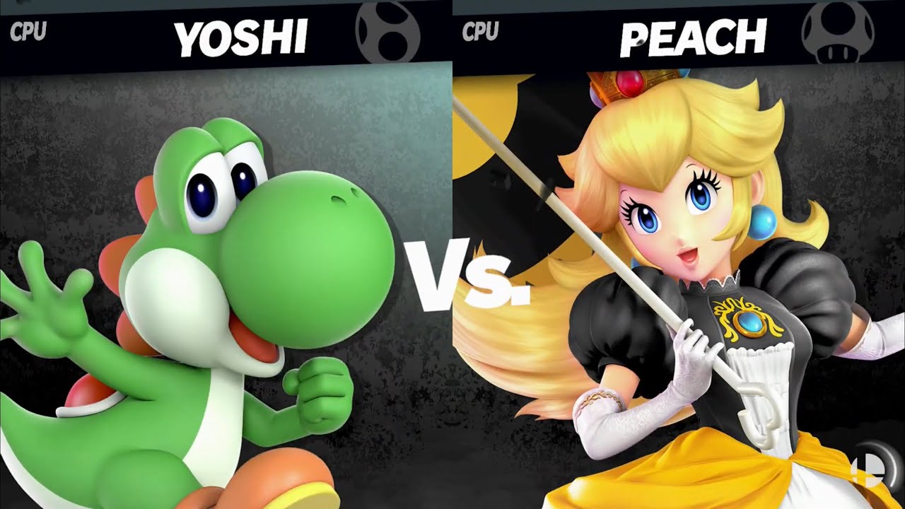 Super Smash Bros. Ultimate - Yoshi vs Bowsette